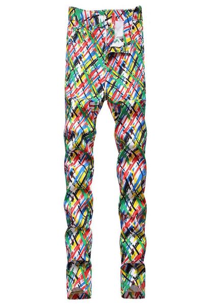 2022 colorful printing men039s jeans european and american style slim fashion personality microelastic casual pants1441836, Blue
2022 colorful printing men039s jeans european and american style slim fashion personality microelastic casual pants1441836, Blue