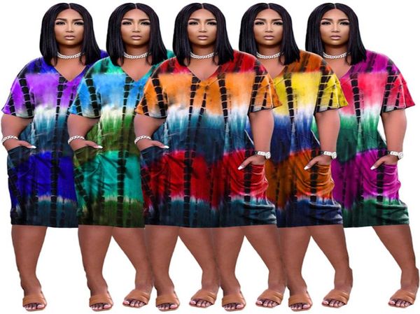 plus size 3xl women tie dye dresses v neck short sleeve maidi skirts summer clothing fashion five colors female casual loose dress5654235, Black;gray
plus size 3xl women tie dye dresses v neck short sleeve maidi skirts summer clothing fashion five colors female casual loose dress5654235, Black;gray