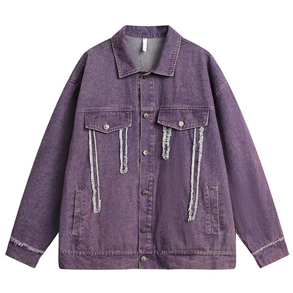mens jackets washed denim men street fashion turndown collar women purple streetwear clothing 230810, Black;brown
mens jackets washed denim men street fashion turndown collar women purple streetwear clothing 230810, Black;brown