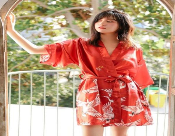 woman ice silk sleepwear simulated silk pyjamas bride dressing gown bridesmaid robe bathrobe female nightgown home wear9730240, Black;red
woman ice silk sleepwear simulated silk pyjamas bride dressing gown bridesmaid robe bathrobe female nightgown home wear9730240, Black;red