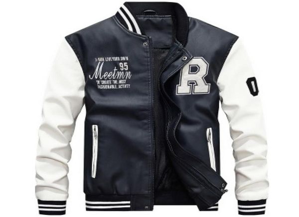 new leather jacket men casual fleece thicken faux leather coats college baseball moto biker bomber jackets jaqueta de couro mascul6922911, Black;brown
new leather jacket men casual fleece thicken faux leather coats college baseball moto biker bomber jackets jaqueta de couro mascul6922911, Black;brown