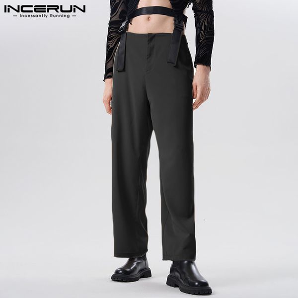 mens pants incerun american style trousers waist design hollowed out backpack buckle casual street straight long s5xl 230809, Black
mens pants incerun american style trousers waist design hollowed out backpack buckle casual street straight long s5xl 230809, Black