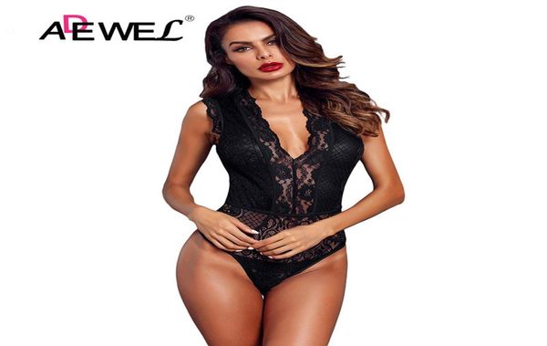 adewel women black hollowout lace bodysuit sleeveless v neck body female club wear skinny transparent bodysuits y1905168003957, Black;white
adewel women black hollowout lace bodysuit sleeveless v neck body female club wear skinny transparent bodysuits y1905168003957, Black;white