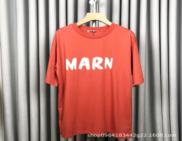 women039s tshirt the new summer fashion brand marn monograme printed medium length short sleeve tshirts for men and women6770854, White
women039s tshirt the new summer fashion brand marn monograme printed medium length short sleeve tshirts for men and women6770854, White