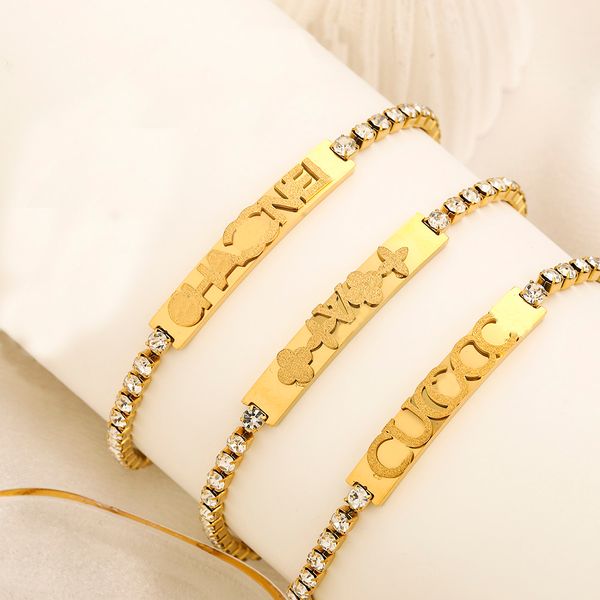 bangle fashion style bracelets women bangle wristband cuff chain designer letter jewelry inlay crystal 18k gold plated cuban chain wedding l, Black
bangle fashion style bracelets women bangle wristband cuff chain designer letter jewelry inlay crystal 18k gold plated cuban chain wedding l, Black