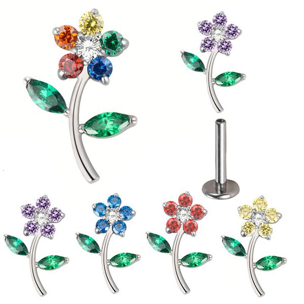 labret lip piercing jewelry astm 36 ear pierc flower cz paved studs ear cartilage pattern earrings stud 230809, Black
labret lip piercing jewelry astm 36 ear pierc flower cz paved studs ear cartilage pattern earrings stud 230809, Black