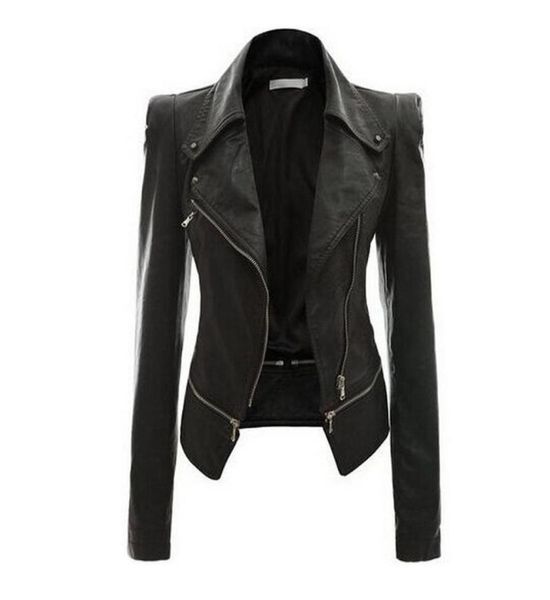 women autumn jacket pu faux leather turndown collar feminina womens bomber jackets streetwear plus size denim coats3998519, Black;brown
women autumn jacket pu faux leather turndown collar feminina womens bomber jackets streetwear plus size denim coats3998519, Black;brown
