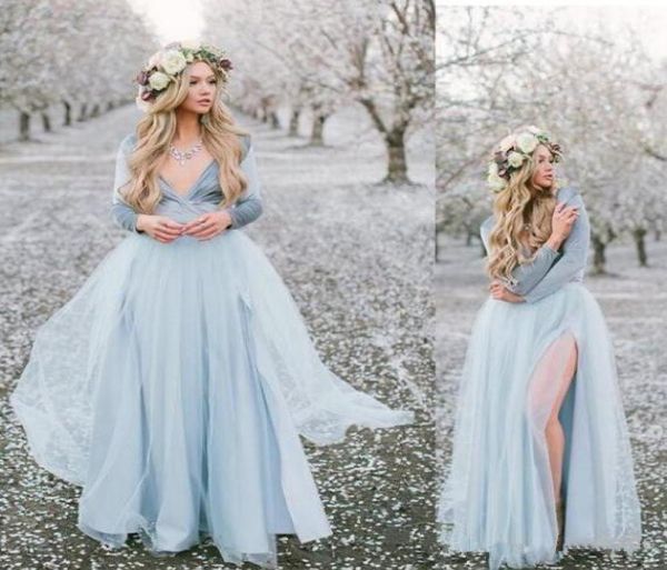 2020 country bridesmaid dresses long sleeves v neck open prom dresses side split tulle a line maid of honor party gowns 6877946, White;pink
2020 country bridesmaid dresses long sleeves v neck open prom dresses side split tulle a line maid of honor party gowns 6877946, White;pink