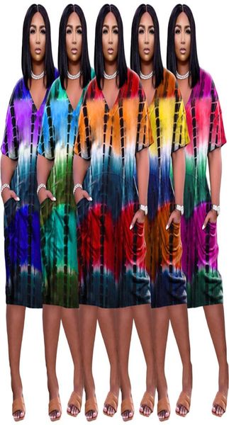 plus size 3xl women tie dye dresses v neck short sleeve maidi skirts summer clothing fashion five colors female casual loose dress2383513, Black;gray
plus size 3xl women tie dye dresses v neck short sleeve maidi skirts summer clothing fashion five colors female casual loose dress2383513, Black;gray