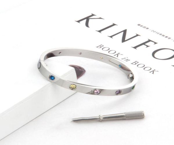 16 19 couple bracelet bangle women men colorful stone screw bracelets gold silver rose jewelry for lover with velvet bag9403541, Black
16 19 couple bracelet bangle women men colorful stone screw bracelets gold silver rose jewelry for lover with velvet bag9403541, Black