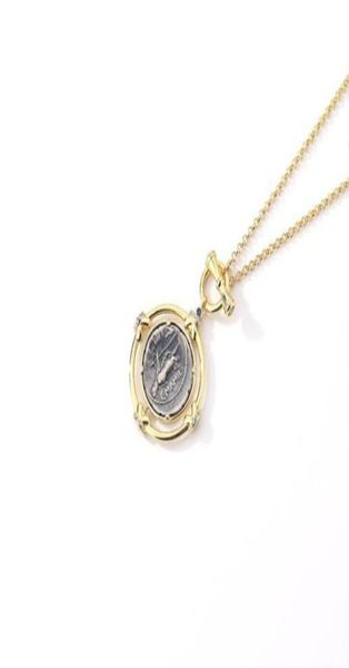 2022 new retro relief ancient coin necklace female niche design european and american light luxury personality ot buckle pendant9975660, Silver
2022 new retro relief ancient coin necklace female niche design european and american light luxury personality ot buckle pendant9975660, Silver