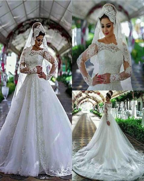 2020 new arabic garden lace aline wedding dresses off shoulders sheer long sleeves vestios de novia dubai elegant bridal gowns 3787510681, White
2020 new arabic garden lace aline wedding dresses off shoulders sheer long sleeves vestios de novia dubai elegant bridal gowns 3787510681, White