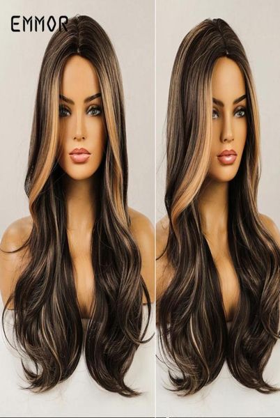 synthetic wigs emmor natural long middle part hair wig black brown with blonde cosplay wavy fashion heat resistant for women3125282
synthetic wigs emmor natural long middle part hair wig black brown with blonde cosplay wavy fashion heat resistant for women3125282