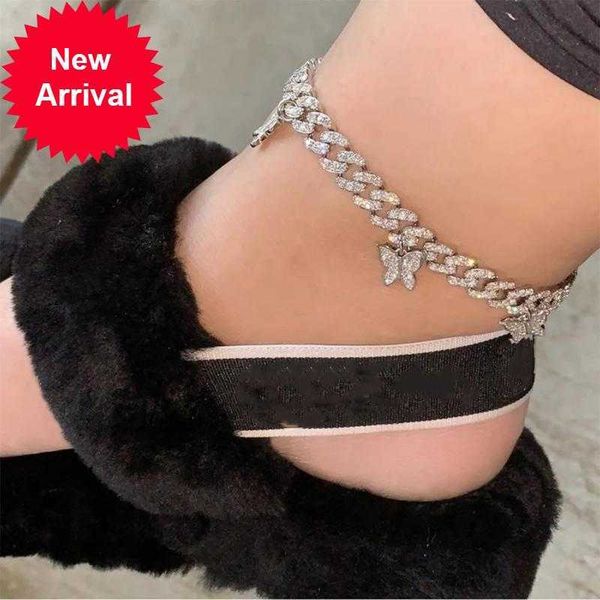 anklets rhinestone butterfly cuban link chain for women bling gold silver color thick metal foot bracelet punk rock leg jewelry, Red;blue
anklets rhinestone butterfly cuban link chain for women bling gold silver color thick metal foot bracelet punk rock leg jewelry, Red;blue