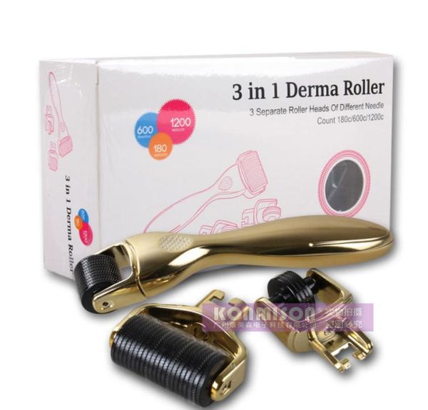 3 in 1 derma roller with 3 heads 180 needles 15mm600 needles 10mm1200 needles 15mm for body facial dermaroller7800165
3 in 1 derma roller with 3 heads 180 needles 15mm600 needles 10mm1200 needles 15mm for body facial dermaroller7800165