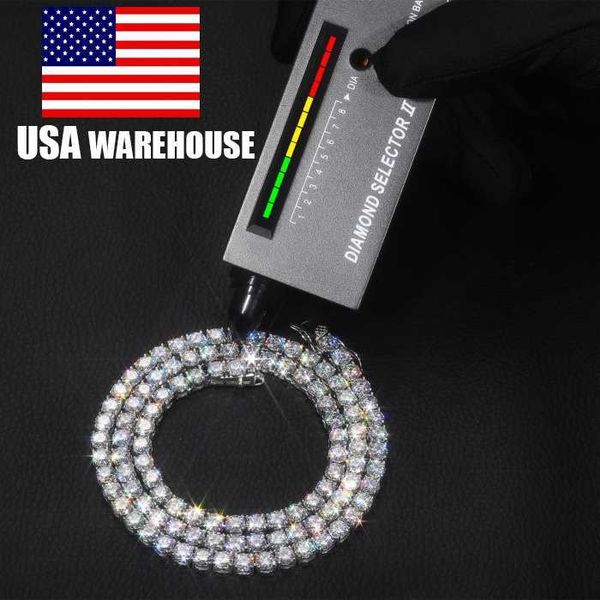 in stock usa warehouse wholesale vvs moissanite tennis chain iced out women fine jewelry tennis necklace, Silver
in stock usa warehouse wholesale vvs moissanite tennis chain iced out women fine jewelry tennis necklace, Silver