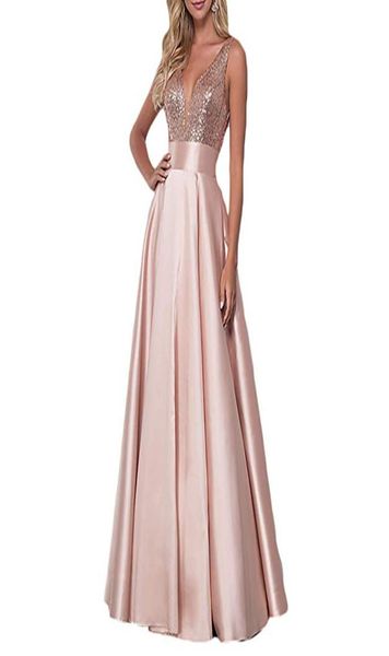elegant rose gold sequins long evening dresses vneck backless prom party gowns aline formal dress women wear 20195334887, Black;red
elegant rose gold sequins long evening dresses vneck backless prom party gowns aline formal dress women wear 20195334887, Black;red