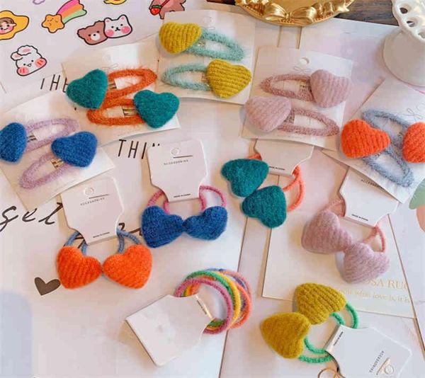 5setlot new korea winter plush heart elastic hair rope candy color bb clips pony tail holder hairpins girls barrettes hairgrip9831477, Pink
5setlot new korea winter plush heart elastic hair rope candy color bb clips pony tail holder hairpins girls barrettes hairgrip9831477, Pink