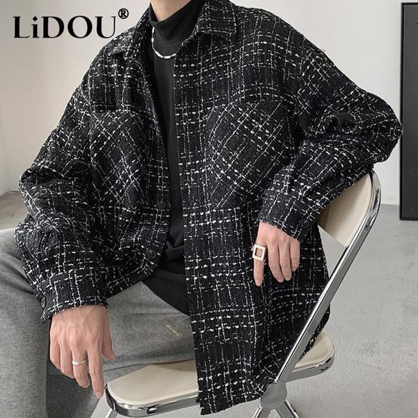 mens jackets spring autumn y2k korean fashion casual gentmen jacket simple striped all match coat man loose vintage chic streetwear clothes, Black;brown
mens jackets spring autumn y2k korean fashion casual gentmen jacket simple striped all match coat man loose vintage chic streetwear clothes, Black;brown