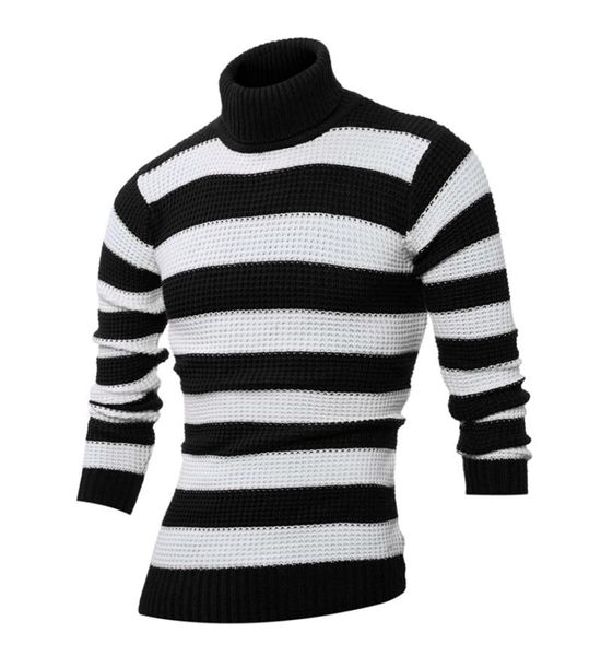 men039s sweaters winter fashion stripe print design large size turtleneck sweater long sleeve contrast casual1448268, White;black
men039s sweaters winter fashion stripe print design large size turtleneck sweater long sleeve contrast casual1448268, White;black