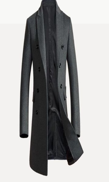 long design new style wool coat men turn down collar double breasted woolen trench coats male slim overcoat 2018 autumn winter7589588, Black
long design new style wool coat men turn down collar double breasted woolen trench coats male slim overcoat 2018 autumn winter7589588, Black
