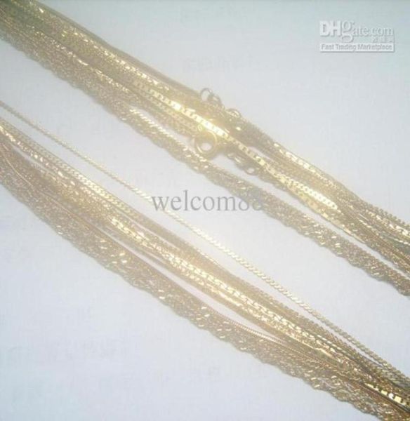 10pcslot mix style gold plated necklace chains accessories for diy craft jewelry gift 16inch go652529225994423, Silver
10pcslot mix style gold plated necklace chains accessories for diy craft jewelry gift 16inch go652529225994423, Silver