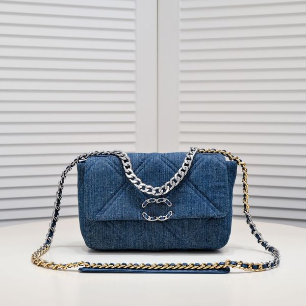 handbag designer bag crossbody bag 19 handbag flap blue denim bag women's chain shoulder bag quilted purse parisian brand fashion gabri
handbag designer bag crossbody bag 19 handbag flap blue denim bag women's chain shoulder bag quilted purse parisian brand fashion gabri