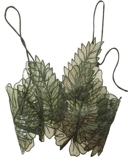 women tank green transparent outfit camis embroidered tanks organza leaves crop y2203244778065, White
women tank green transparent outfit camis embroidered tanks organza leaves crop y2203244778065, White