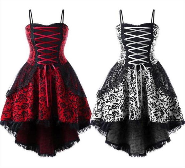 50 drop fashion dresses retro women gothic style lace layered hem sleeveless bandage corset dress4420472, Black;gray
50 drop fashion dresses retro women gothic style lace layered hem sleeveless bandage corset dress4420472, Black;gray