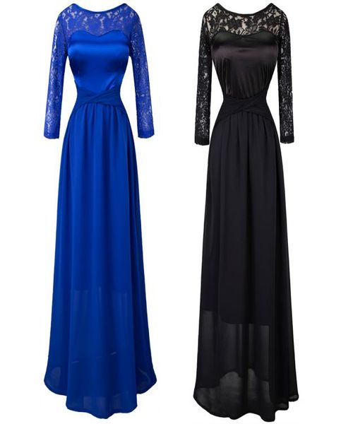 angelfashions women039s fall black 34 sleeves long lace evening prom gown party dresses sheer dress 0131115887
angelfashions women039s fall black 34 sleeves long lace evening prom gown party dresses sheer dress 0131115887