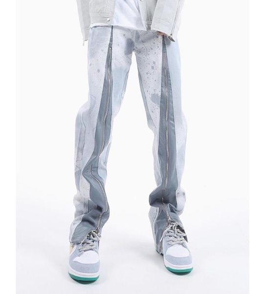 front zipper patchwork casual trousers for men and women high street style oversized loose cargo pants6139020, Black
front zipper patchwork casual trousers for men and women high street style oversized loose cargo pants6139020, Black