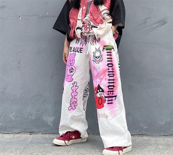 hip hop streetwear women trousers anime print wide leg pants women aesthetic baggy pants 2020 harajuku graffiti wide pants lj201132914987, Black;white
hip hop streetwear women trousers anime print wide leg pants women aesthetic baggy pants 2020 harajuku graffiti wide pants lj201132914987, Black;white