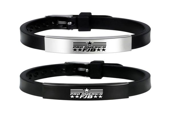 charm bracelets let039s go brandon fjb black silicone bracelet stainless steel gifts for women and men fans collection j8225865, Golden;silver
charm bracelets let039s go brandon fjb black silicone bracelet stainless steel gifts for women and men fans collection j8225865, Golden;silver