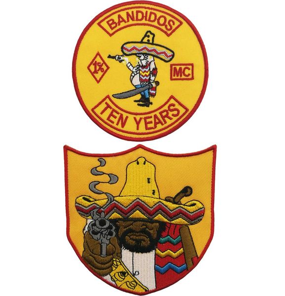 prime bandidos ten years motorcycle biker club mc front clothes applique embroidered patch iron on badges7274224, Black
prime bandidos ten years motorcycle biker club mc front clothes applique embroidered patch iron on badges7274224, Black