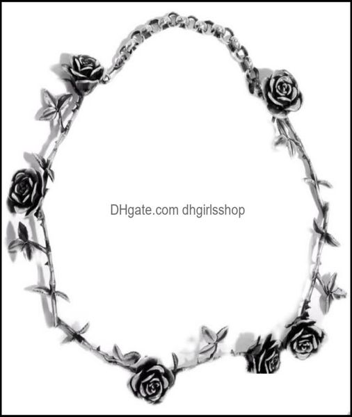 erd style rose necklace bracelet retro ins niche design men and women clavicle chain simple light luxury fashion jewelry drop deli6706868, Silver
erd style rose necklace bracelet retro ins niche design men and women clavicle chain simple light luxury fashion jewelry drop deli6706868, Silver