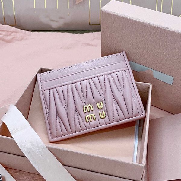 pleated designer korean muimui bags sheepskin for ladies card bag mini ultra thin girl pink genuine leather miao family wallet card case for
pleated designer korean muimui bags sheepskin for ladies card bag mini ultra thin girl pink genuine leather miao family wallet card case for