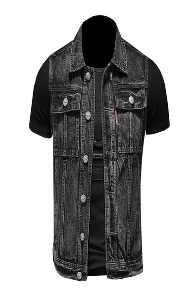 men039s vests s5xl denim vest men sleeveless jacket casual jeans coat ripped slim fit male waistcoat turndown collar streetwe7437945, Black;white
men039s vests s5xl denim vest men sleeveless jacket casual jeans coat ripped slim fit male waistcoat turndown collar streetwe7437945, Black;white
