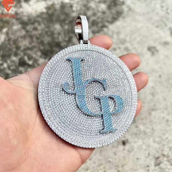 sell custom diamond tester hip hop vvs moissanite pendant charm necklace large disc pendant, Silver
sell custom diamond tester hip hop vvs moissanite pendant charm necklace large disc pendant, Silver