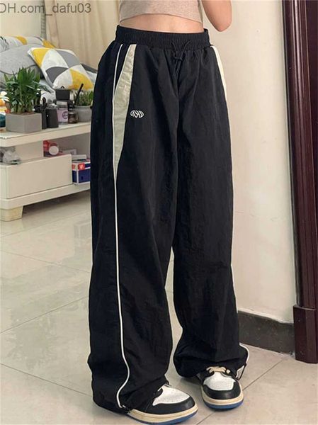 women's pants capris women's casual bag pants hip-hop jogger oversized sports wide leg pants y2k harajuku street pants high waiste, Black;white
women's pants capris women's casual bag pants hip-hop jogger oversized sports wide leg pants y2k harajuku street pants high waiste, Black;white