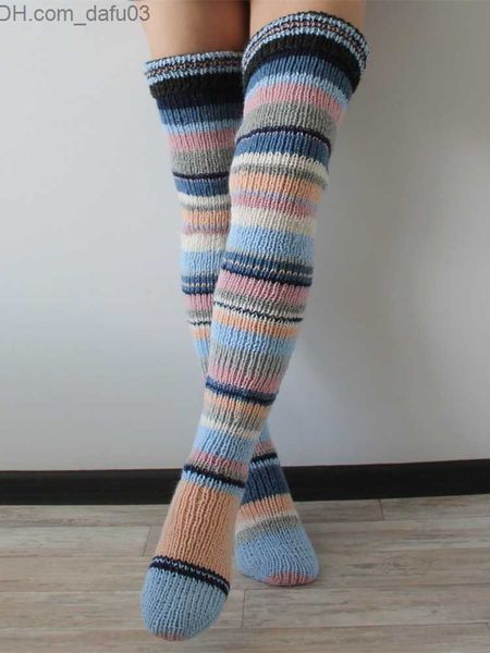 socks hosiery women's colorful striped knitted stockings cavai gothic high knee high stockings autumn and winter warm legs z230810, Black;white
socks hosiery women's colorful striped knitted stockings cavai gothic high knee high stockings autumn and winter warm legs z230810, Black;white