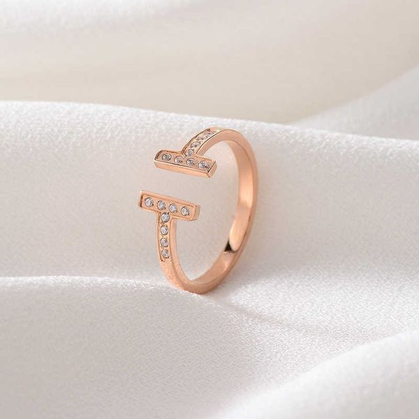 original south korea's east gate titanium steel double t open ring female rose gold couple network red japan and korea fashion trend, Silver
original south korea's east gate titanium steel double t open ring female rose gold couple network red japan and korea fashion trend, Silver