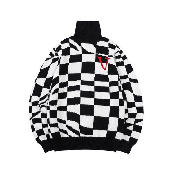 2023 autumn and winter pullover long-sleeved fashion sweater for men and women the same classic black and white sweater 13b3, Black;brown
2023 autumn and winter pullover long-sleeved fashion sweater for men and women the same classic black and white sweater 13b3, Black;brown