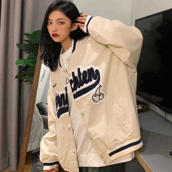 womens jackets deeptown baseball jacket college uniform varsity women oversized harajuku fashion korean streetwear bomber coat clothes 23081, Black;brown
womens jackets deeptown baseball jacket college uniform varsity women oversized harajuku fashion korean streetwear bomber coat clothes 23081, Black;brown
