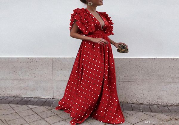dot printed pleat cap sleeves long women party evening dresses 2019 new deep v neck a line floor length fashion women casual 1738863, Black;gray
dot printed pleat cap sleeves long women party evening dresses 2019 new deep v neck a line floor length fashion women casual 1738863, Black;gray