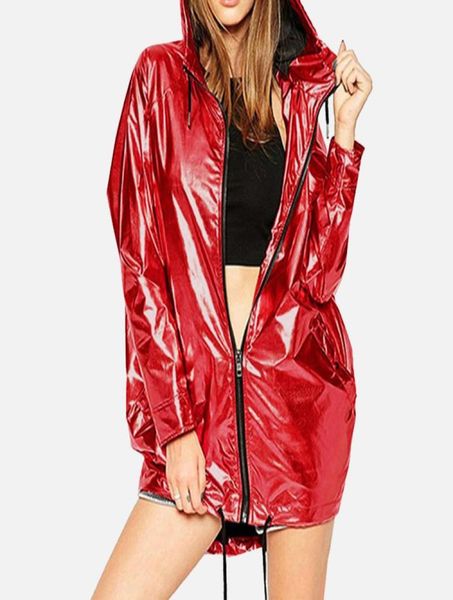 women039s jackets autumn hooded hip hop metallic jacket women zipper gold pvc raincoat longsleeved waterproof coats 2023978853, Black;brown
women039s jackets autumn hooded hip hop metallic jacket women zipper gold pvc raincoat longsleeved waterproof coats 2023978853, Black;brown