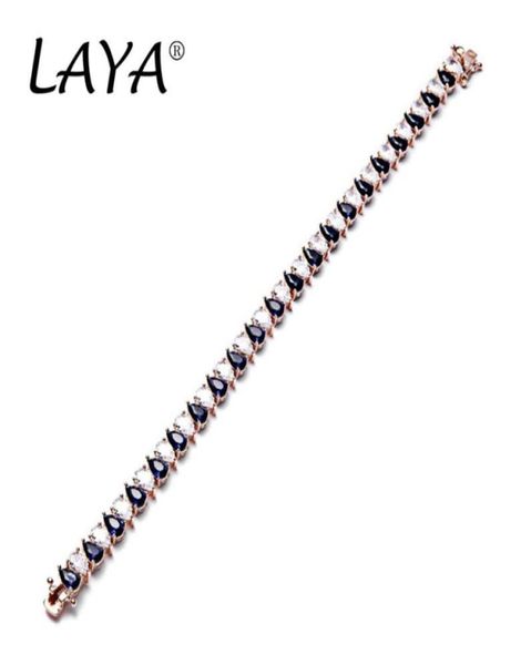 laya tennis bracelet for women 925 sterling silver rose gold inlaid synthetic blue crystal wedding original modern luxury jewelry29950773, Golden;silver
laya tennis bracelet for women 925 sterling silver rose gold inlaid synthetic blue crystal wedding original modern luxury jewelry29950773, Golden;silver