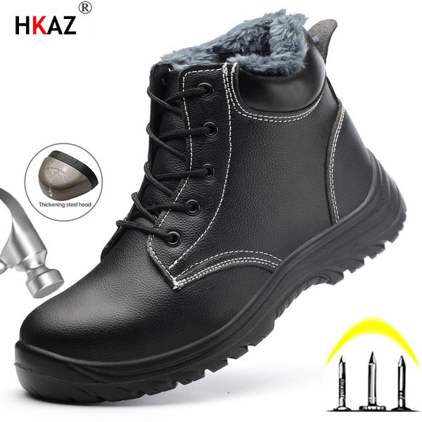 boots hkaz for men cow leather cotton anti smashing work sneakers indestructible protective winter safety shoes puncture proof 8165 230810, Black
boots hkaz for men cow leather cotton anti smashing work sneakers indestructible protective winter safety shoes puncture proof 8165 230810, Black