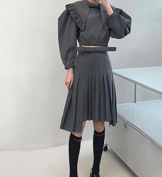skirts designer cute bow pleated skirt split irregular college style lolita black high waist aline tide vestido clothes9013251
skirts designer cute bow pleated skirt split irregular college style lolita black high waist aline tide vestido clothes9013251