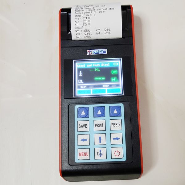 color screen self print portable hardness tester meter kh530 built-in printer hardness scale hl, hb, hrb, hrc, hra, hv, hs leeb hardness gau
color screen self print portable hardness tester meter kh530 built-in printer hardness scale hl, hb, hrb, hrc, hra, hv, hs leeb hardness gau