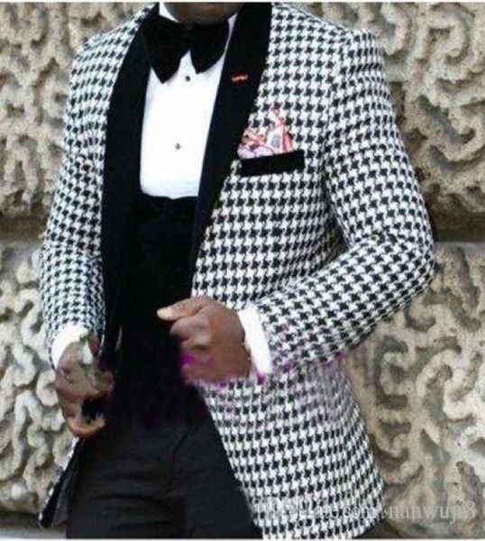 houndstooth men 3 piece suit wedding tuxedos excellent groom tuxedos with black shawl lapel men business prom blazerjacketpants8887360, Black;gray
houndstooth men 3 piece suit wedding tuxedos excellent groom tuxedos with black shawl lapel men business prom blazerjacketpants8887360, Black;gray